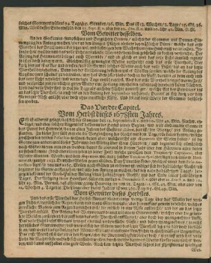 Das Vierdte Capitel. Vom Herbst dieses 1678sten Jahres.
