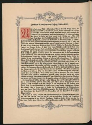 Landrat Rudolph von Lessing 1809-1888