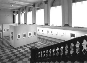 Dresden. Albertinum. Ausstellung "Willi Baumeister. Zeichnungen". Raumaufnahme Mosaiksaal