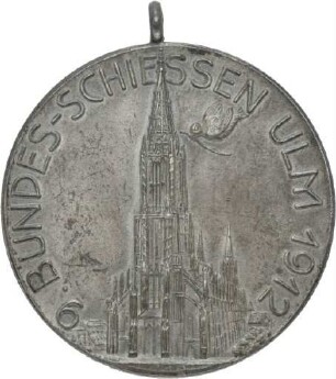Medaille von Mayer & Wilhelm auf das Bundesschießen in Ulm 1912