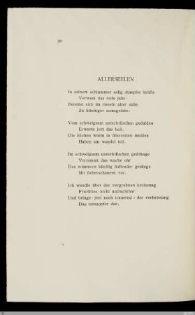 Allerseelen