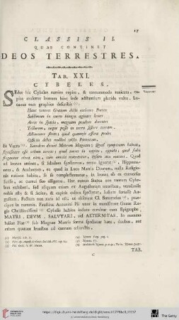 Classis II, quae continet Deos Terrestres