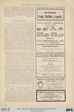 [Rezension von: Hans Issel, Schlachthöfe, Viehmärkte, Markthalle.]