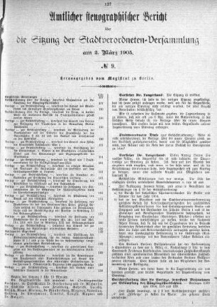 No. 9, 2. März 1905