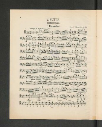 2. Suite. Violoncello [1. Polonaise. - 4. Alla russe.]
