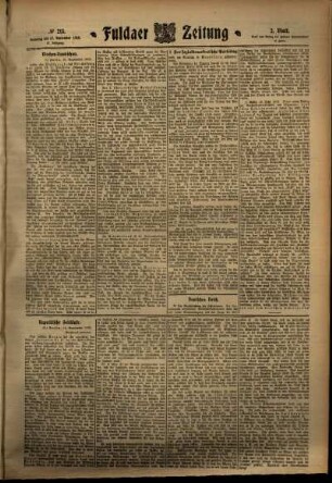 Zweite Ausgabe vom Samstag, den 17. September 1910.