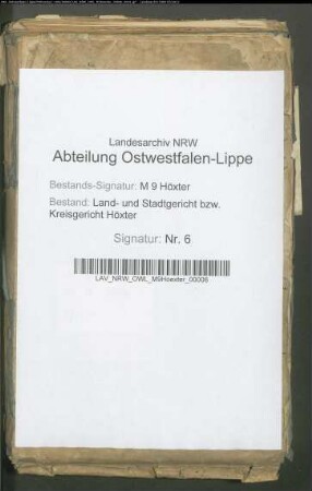 Sequestration der von der Lippe'schen Lehnsbesitzungen und Lehnseinkünfte.: Bd. 1