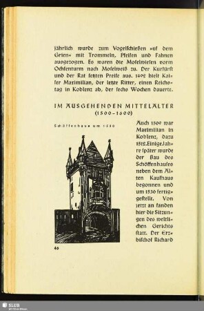Im Ausgehenden Mittelalter : (1500-1600)