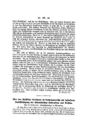 Über das schriftliche Verfahren im Rechenunterricht mit besonderer Berücksichtigung der österreichischer Subtraktion und Division