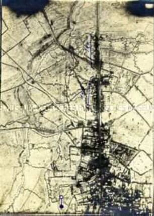 Luftbild von La Bassée