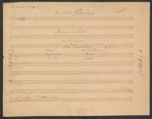 Trauer und Trost; V, pf; W A/112; op. 3