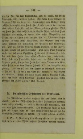 74. Die wichtigsten Erfindungen des Mittelalters
