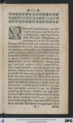 Unmaßgebliches Bedencken.