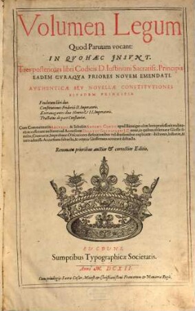 Corpus iuris iustiniani, 5
