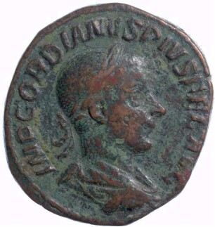 Münze, Sesterz, 241 - 242