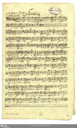 [Solo and coro:] Tenore.