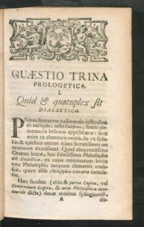 Quaesto Trina Prologetica