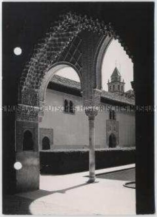 Granada, Alhambra, Patio de los Arrayanes (Myrtenhof)