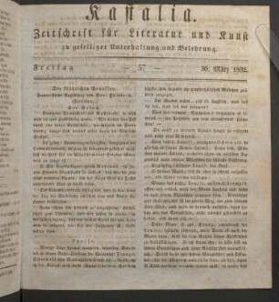Ausgabe vom 26. März 1832.