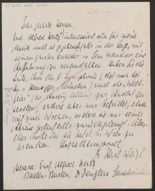 Brief an B. Schott's Söhne : 04.06.1928