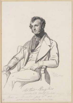 Bildnis Hughes, Arthur (1805-1832), Maler