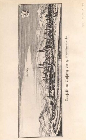 Hersfeld zu Anfang des 17. Jahrhunderts.