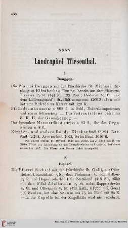 XXXV: Landcapitel Wiesenthal