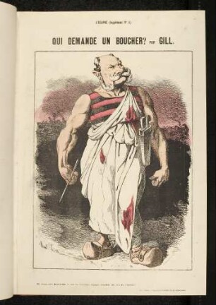 Qui demande un boucher? par Gill