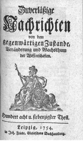 Hundert acht u. siebenzigster Theil.