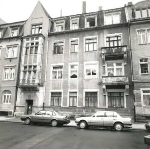 Dresden-Trachau, Henricistraße 16. Wohnhaus (um 1900). Straßenansicht