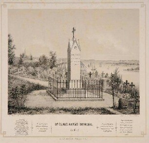 Dr. Claus Harms Denkmal in Kiel.