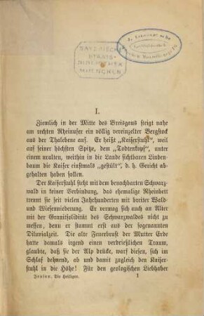 Die Heiligen von Amoltern : Novelle von Wilhelm Jensen