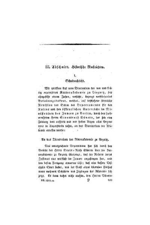 Historische Nachrichten