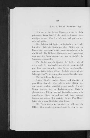 Berlin, den 26. November 1899