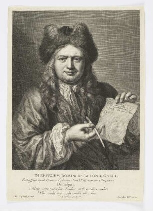 In effigiem Domini de la Fond, Galli