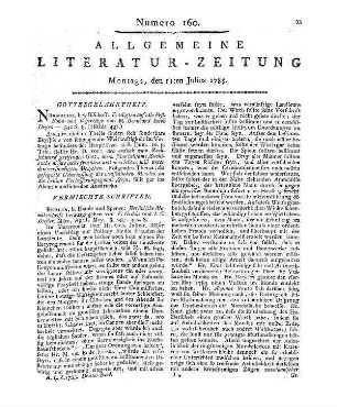 Degen, B. J.: Predigten auf alle Fest-, Sonn- und Feyertäge. [T. 2]. Nürnberg: Bischoff [s.a.]