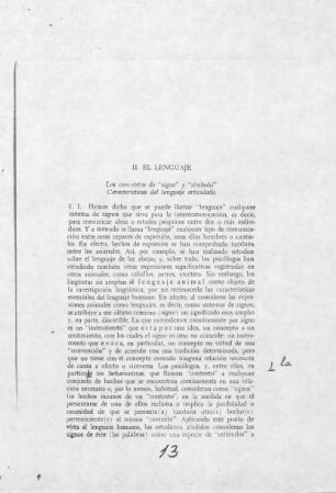 13-16, II. El lenguaje