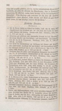 260-265 Kirchliche Literatur