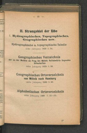 1. Hydrographisches, Topographisches, Geographisches usw. Hydrographische u. topographische Tabelle siehe Jahrgang 1939 S. 34.