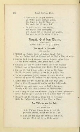 August, Graf von Platen