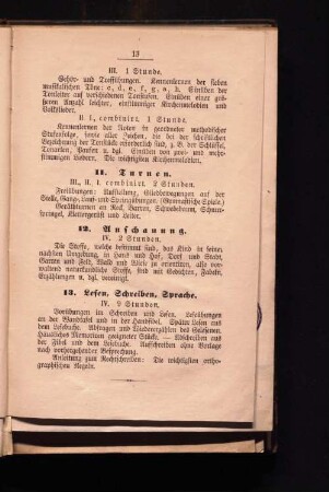 12. Anschauung.