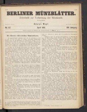 No. 152. April 1893