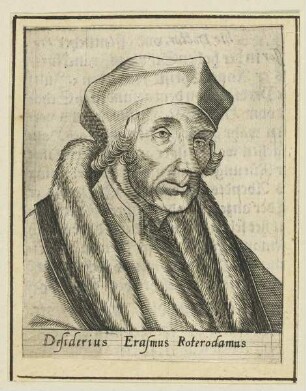 Bildnis des Desiderius Erasmus Roterodamus