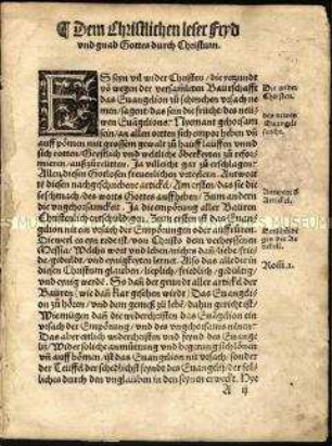 Die gründlichen und rechten Hauptartikel aller Bauernschaft (Zwölf Artikel)