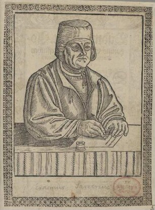 Bildnis des Erasmus Sarcerius