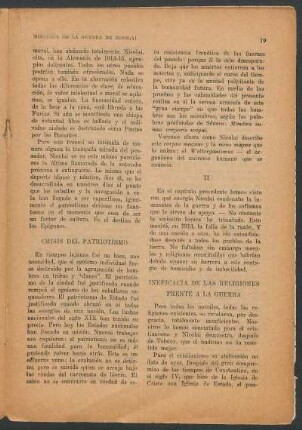 Crisis del patriotismo