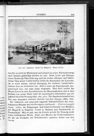 Abb. 179. Canaletto. Turm von Malghera. Museo Correr