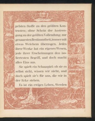"[...] ohne Schein der Anstrengung zu der größten Vollendung