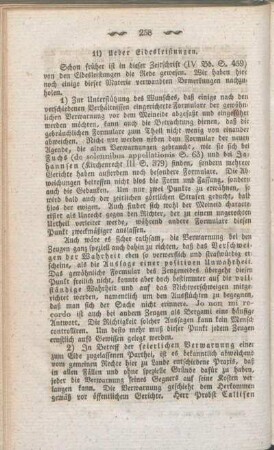 11) Ueber Eidesleistungen.