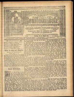 Erste Ausgabe vom Sonntag, den 11. August 1912.